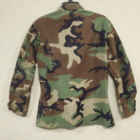 VTG U.S. Army BDU Woodland Camo Jacket Small x-short Battle Dress Uniform - Picture 4 of 15